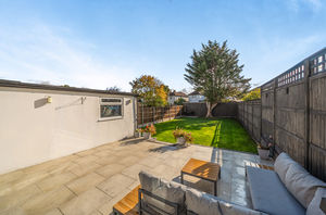 Rear garden angle 1- click for photo gallery